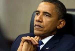 obama pensive