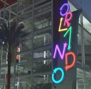 New Orlando sign lights up the night at the new Citrus Bowl