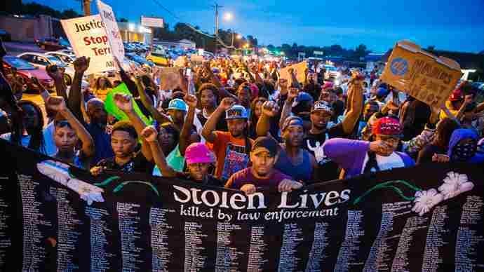 Image of Ferguson, MO protest