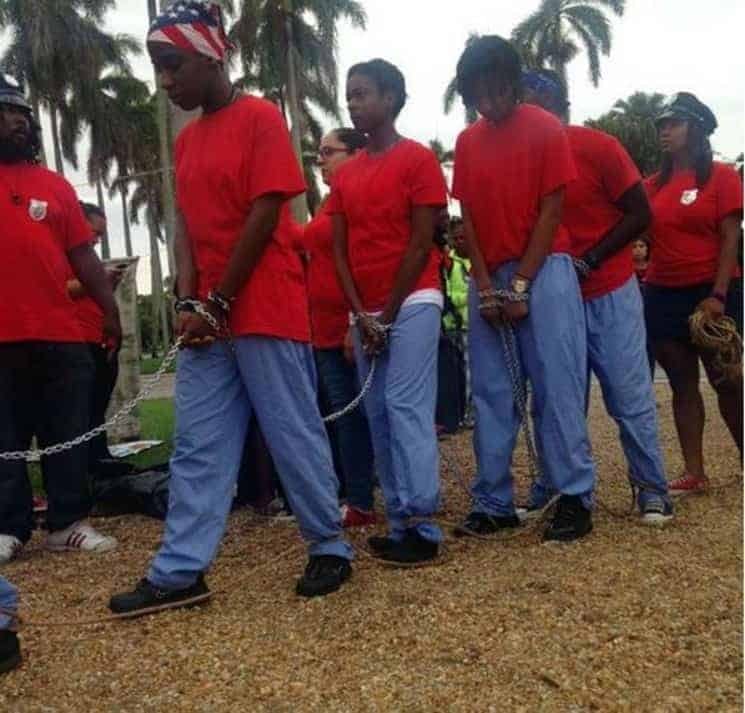 Major Protest Outside GEO Group Headquarters over Lobbying to Criminalize Communities of Color