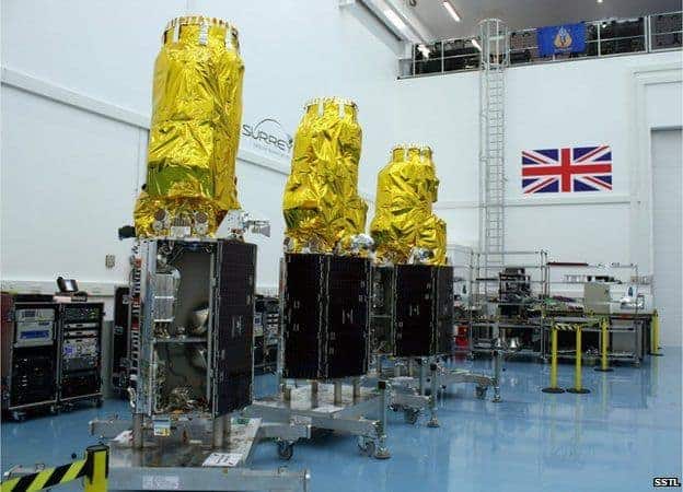 India launches five UK satellites