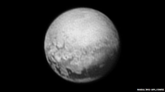 Pluto surface sharpens in new image