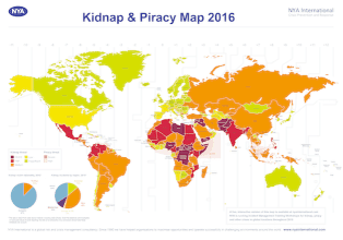 NYA International releases the Kidnap & Piracy Map 2016