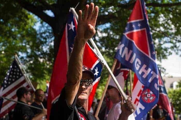 Ku Klux Klan protest