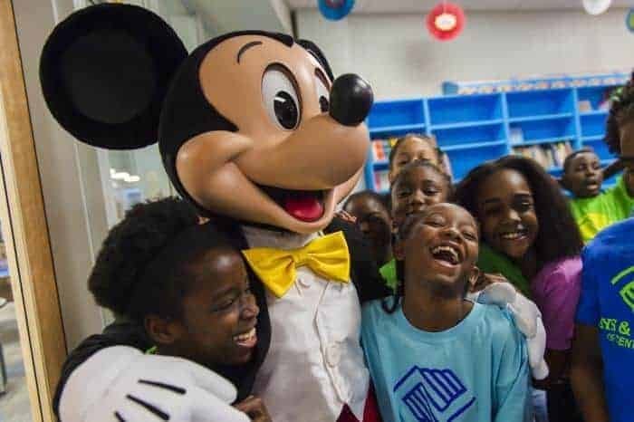 boys and girls and Mickey