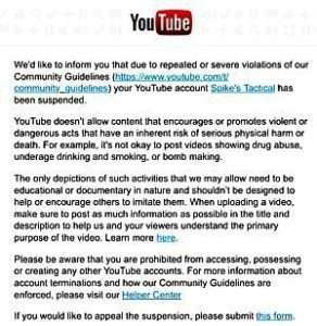 youtube cancels spike's