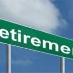 Photo of street sign reading retirement