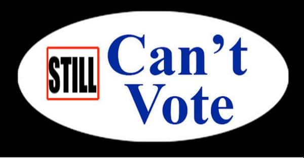 can't vote