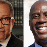 Benjamin Chavis and Magic Johnson