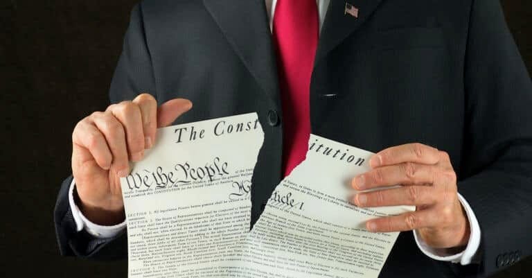 Running afoul of the constitution