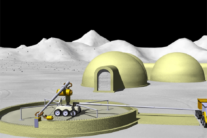 Off-earth spaceship manufacturing