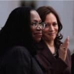Photo of Judge Ketanji Brown Jackson and Vce President Kamala Harris.