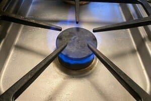 image of gas stove