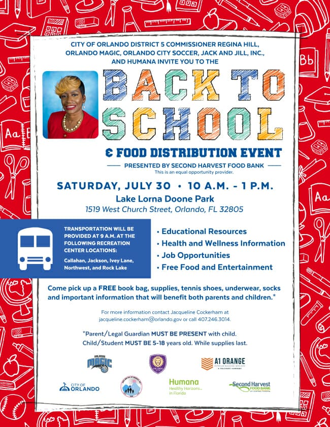 Back-to-School Celebration flyer