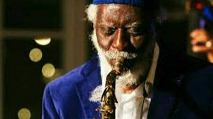 Photo of Jazz Saxophonist Pharoah Sanders