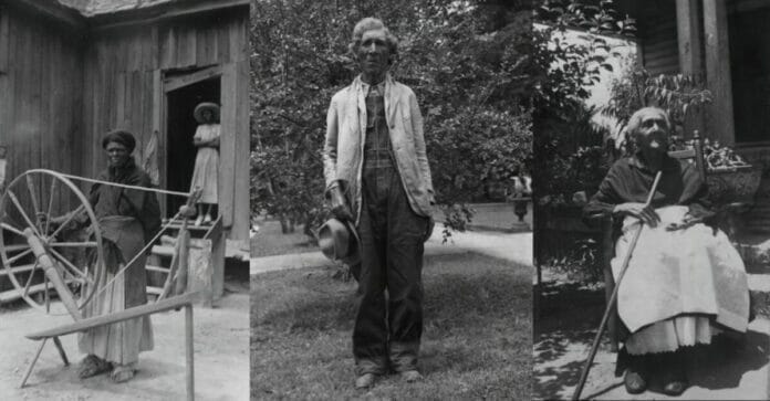 From left to right: Lucindy Lawrence Jurdon, Age 79; Nathan Beauchamp, Age about 92; and Tempie Herndon Durham, Age 103. Photos from “Born in Slavery: Slave Narratives from the Federal Writers' Project, 1936 to 1938 (603)”