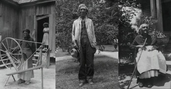 statewide-reparations-education-campaign-featured-web From left to right: Lucindy Lawrence Jurdon, Age 79; Nathan Beauchamp, Age about 92; and Tempie Herndon Durham, Age 103. Photos from “Born in Slavery: Slave Narratives from the Federal Writers' Project, 1936 to 1938 (603)”