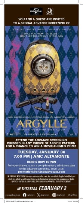 Argylle Movie Screening Promo