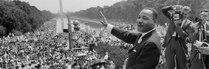 MLK at the March on Washington 1963