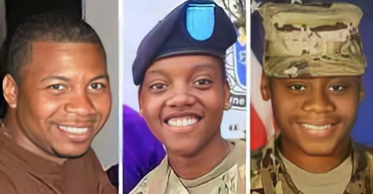 Photo of three black army reservists killed in drone attack