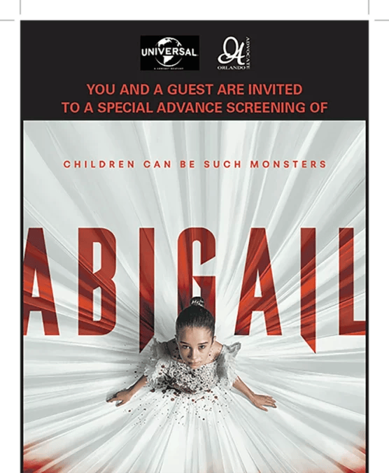 Image of Abigail promo ad
