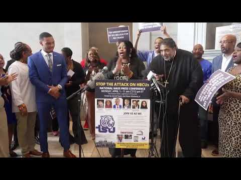 L I V E Stop The Attack On HBCUSs National Mass  Press Comference