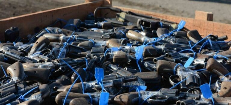confiscated firearms Haiti