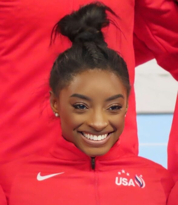 Photo of Olympian and GWOAT Simone Biles