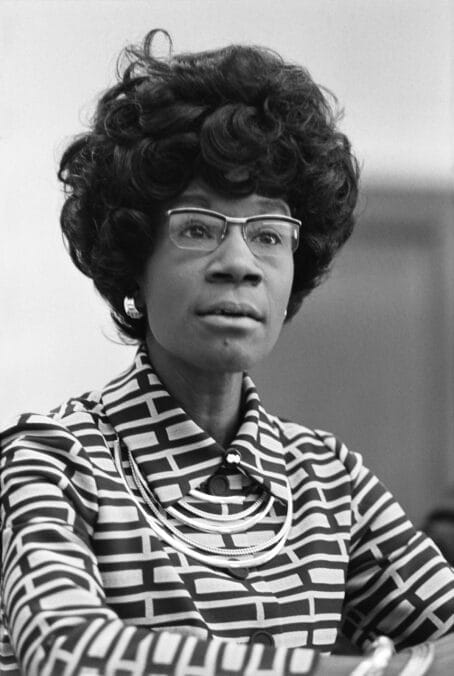 Photo of the late Rep. Shirley Chisholm