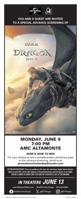 Movie Screening How to Train Your Dragon poster