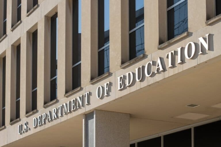 Image of Department of Education building in Washington. DC