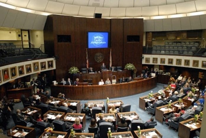 Photo of the Florida Senate in session